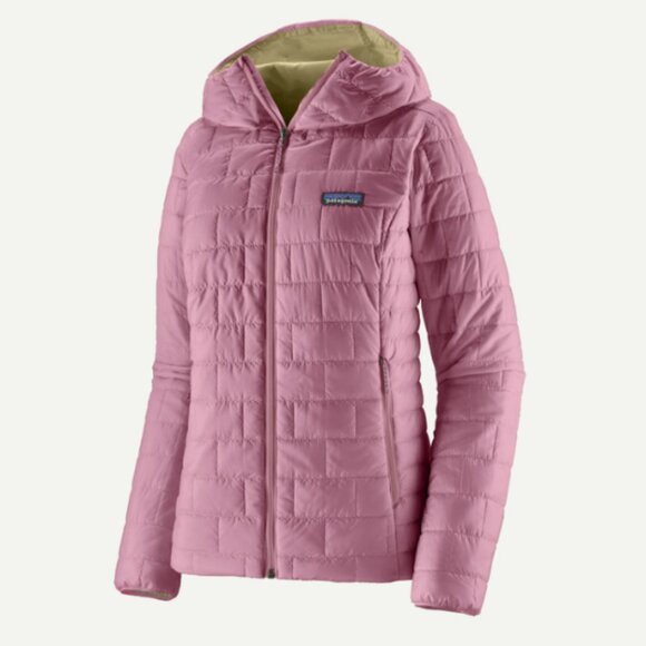 women nano puff hoody color light violet - Picture 4 of 4